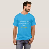 THE AUTISM Person - Blue Tee Tシャツ (正面フル)