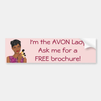 The Avon Lady、アフリカ系アメリカ人美しいモデル バンパーステッカー