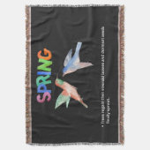 The Awakening: A Visual Tribute to Spring スローブランケット (正面縦)