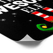 The Awesome Elf Christmas Pjs Matching Pajama ポスター (角)