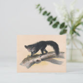 The Aye-Aye by Joseph Wolf ポストカード (スタンド正面)