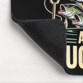 The B Are Laughing Funny Fishing Design  マウスパッド (コーナー)