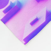 The Baby Angel Astronaut in Space on a Warm フリースブランケット (角)