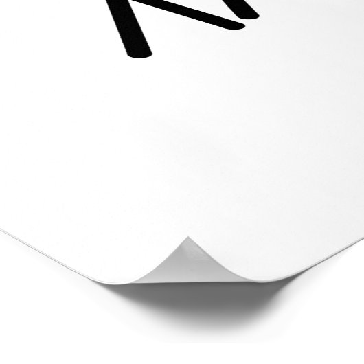 The Bac Beat Funny Drummer Bacteria Pun ポスター (角)