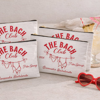 The Bach Club Makeup Bags | Beach Bachelorette アクセサリーポーチ