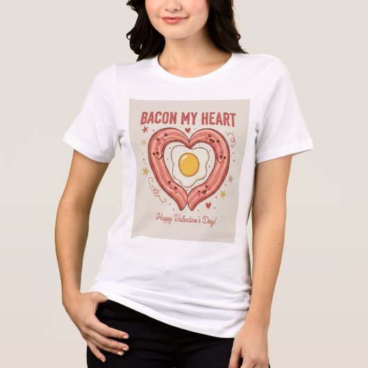 The "Bacon My Heart" Ultimate Tee トライブレンドＴシャツ (正面)
