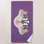 The Badgering Badger_Big Attitment_保遠くに ビーチタオル (正面)