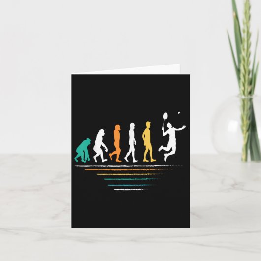 The Badminton Evolutions Retro Shuttle Mens Badmin カード (正面)