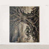 The Bakeneko Under Gnarled Branches タペストリー (正面)