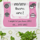 The Baker's Tea Towel Gift (Pink) キッチンタオル (折り畳み)