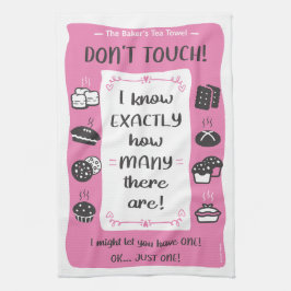 The Baker's Tea Towel Gift (Pink) キッチンタオル