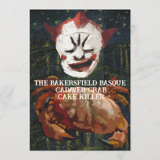 The Bakersfield Basque Crab Cake Killer California シーズンカード (正面)