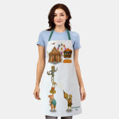 The Balancing Bunch エプロン (着用した状態)