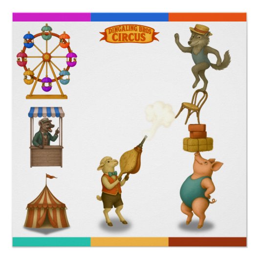 The Balancing Bunch ポスター (正面)