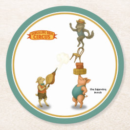 The Balancing Bunch ラウンドペーパーコースター