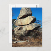 The Balancing Rocks、Harare、ジンバブエの岩形 ポストカード (正面/裏面)