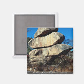 The Balancing Rocks、Harare、ジンバブエの岩形 マグネット (正面/裏面)