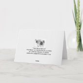 The Bald Divas 空白の Greeting Card サンキューカード (裏面)