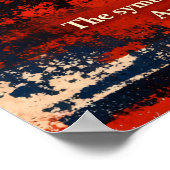 The Bald Eagle’s Gaze Patriot Art ポスター (角)