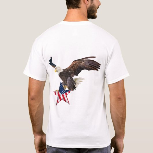 The bald eagle tシャツ (裏面)