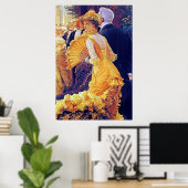 The Ball to James Tissot ~ファインアートキャンバス印刷 ポスター (ホームオフィス)