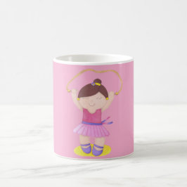 The Ballerina Jumping Rope コーヒーマグカップ