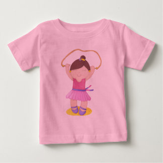 The Ballerina Jumping Rope ベビーTシャツ
