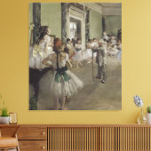 The Ballet Class by Edgar Degas キャンバスプリント (インサイチュ (リビング))