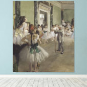 The Ballet Class by Edgar Degas キャンバスプリント (インサイチュ (ウッドフロア))