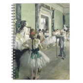 The Ballet Class Edgar Degas    ノートブック (正面)