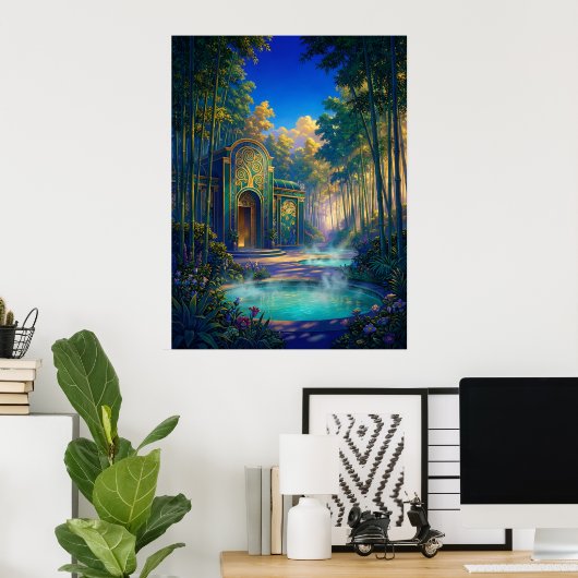 The Bamboo Sanctuary ポスター (ホームオフィス)