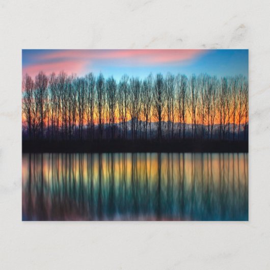 The Bank of the Po | Piedmont Italy ポストカード (正面)