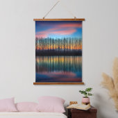 The Bank of the Po | Piedmont Italy 吊り下げ型タペストリー (寝室)