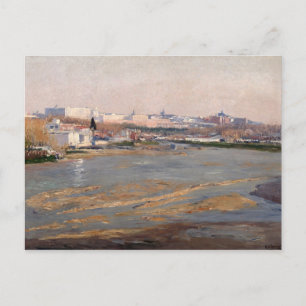 The Banks of the River Manzanares, 1912 (caの油) ポストカード