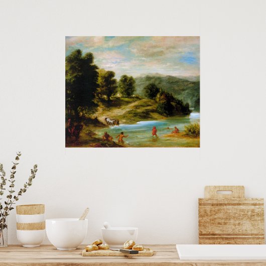 The Banks Of The River Sebou ポスター (キッチン)