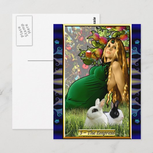 The Banx Tarot Empress ポストカード (正面/裏面)