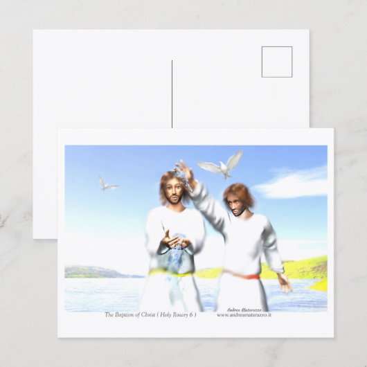 The Baptism of Christ ポストカード (正面/裏面)