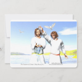 The Baptism of Christ 招待状