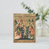 The Baptism of Christ Orthodox Christian Icon ポストカード (スタンド正面)