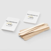 The Barbecue king crownadd name text cooking best  ハンドファン (組立なし)