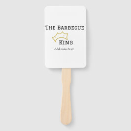 The Barbecue king crownadd name text cooking best  ハンドファン