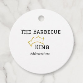 The Barbecue king crownadd name text cooking best  フェイバータグ