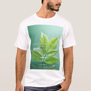 The Bard Tee Men’s Shakespeare Shirt–new leaves Tシャツ