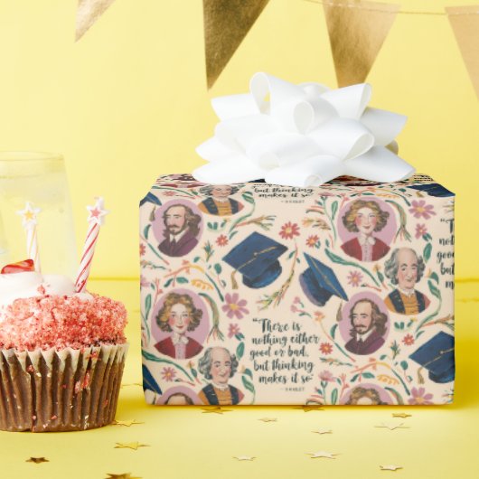 The Bard's Graduation - Shakespeare's Hamlet ラッピングペーパー (誕生日パーティー)