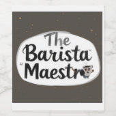 The Barista Maestro ワインラベル (シングルラベル)