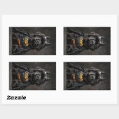 The Bark Knight sticker 長方形シール (シート)