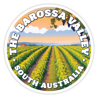 The Barossa Valley, South Australiaステッカー シール