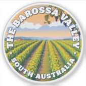 The Barossa Valley, South Australiaステッカー シール (正面)