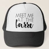 The Barreで私に会う |バレエ引用文 キャップ (正面)