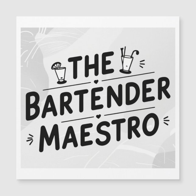 The bartender Maestro  (正面)